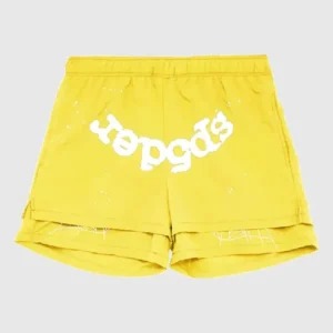 spider-logo-shorts-yellow-sp5der