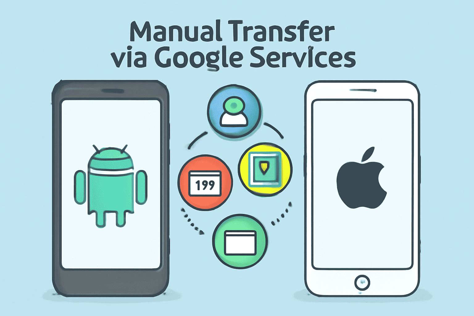Manual Transfer via Google Services