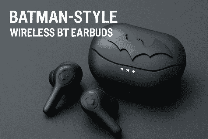 RS 125 Only on TheSpark Shop Batman-Style Wireless BT Earbuds