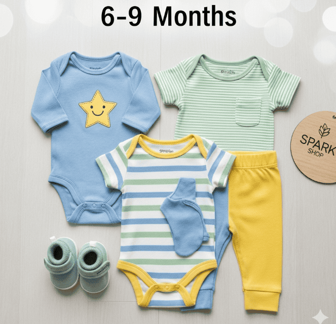 the spark shop 6-9 months old baby clothes
